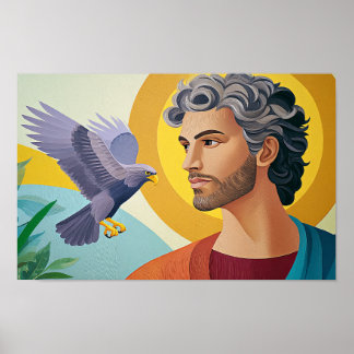Heiliger Johannes der Evangelist: Der Adler der Of Poster