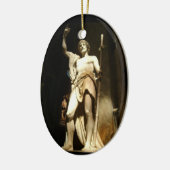 Heiliger Johannes der Täufer Keramikornament (Links)