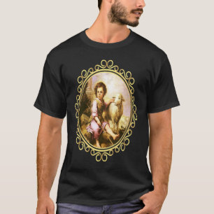 Heiliger Johannes der Täufer malt Jesus Agnus Dei T-Shirt