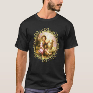 Heiliger Johannes der Täufer malt Jesus Agnus Dei T-Shirt