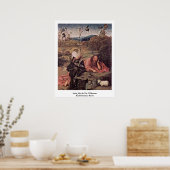 Heiliger Johannes in der Wildnis von Hieronymus Bo Poster (Küche)