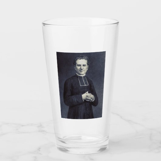 Heiliger John Bosco Vater und Jugendlehrer Glas (Vorderseite)