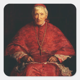 Heiliger John Henry Newman englischer Theologe Quadratischer Aufkleber