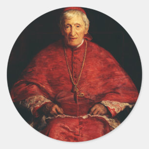 Heiliger John Henry Newman englischer Theologe Runder Aufkleber