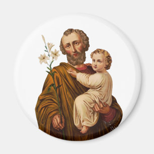 Heiliger Josef Beschützer der Heiligen Familie Magnet