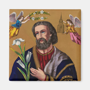 Heiliger Josef Beschützer der Heiligen Familie Magnet