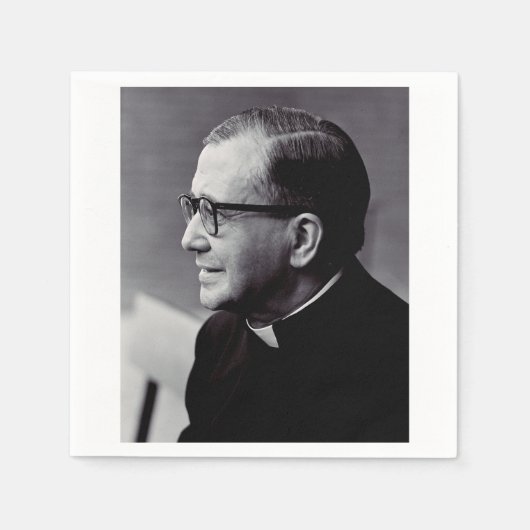 Heiliger Josemaria Escriva Serviette (Vorderseite)