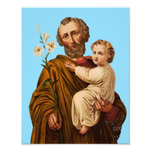 Heiliger Joseph Guardian der Heiligen Familie Fotodruck
