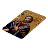 Heiliger Joseph Guardian der Heiligen Familie Magnet (Linke Seite)