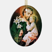 Heiliger Joseph, Hüter Jesu Keramik Ornament (Rechts)