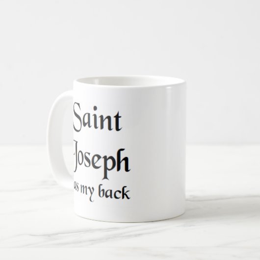 Heiliger Joseph Kaffeetasse (Vorderseite Links)