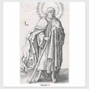 Heiliger Judas Thaddäus der Apostel Aufkleber