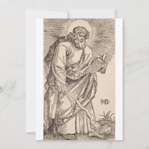 Heiliger Judas Thaddäus der Apostel und Märtyrer Dankeskarte