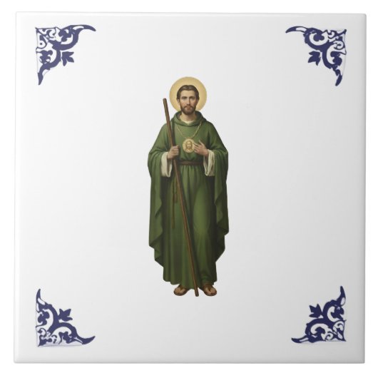 Heiliger Judas Thaddäus St. Jude Fliese (Vorderseite)