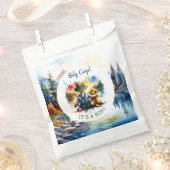 Heiliger Karpfen! Das ist ein Junge! Babyparty Geschenktütchen (Ausgeschnitten)