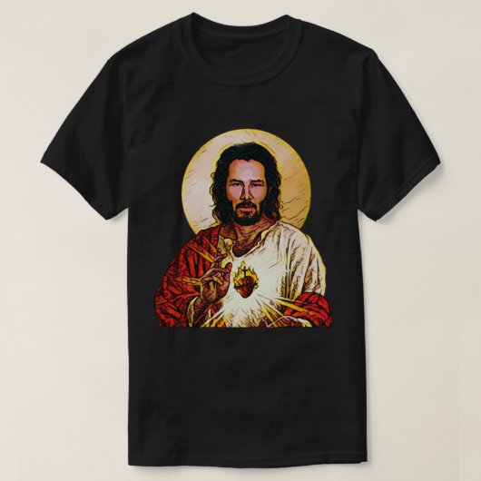 Heiliger Keanu - T - Shirt, Gadgets & amp; Gesicht T-Shirt (Design vorne)