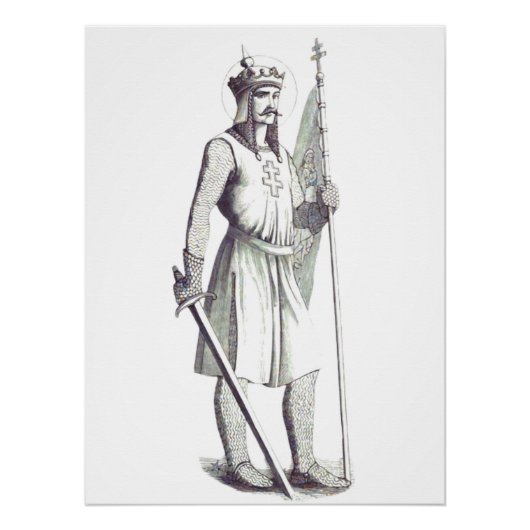 Heiliger König Stephan König von Ungarn Poster (Vorderseite)