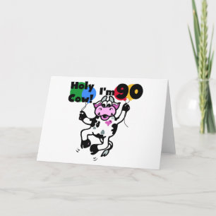 Heiliger Kuh Ich bin 90 T-Shirts und Geschenke Karte