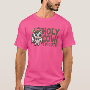 Heiliger Kuhflüsterer Süßes Tier Für Männer Frauen T-Shirt