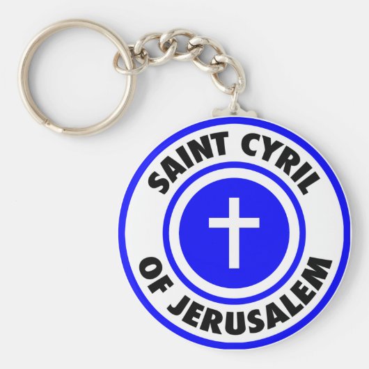 Heiliger Kyril von Jerusalem Schlüsselanhänger (Vorne)
