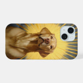 Heiliger Labrador Retriever iPhone 15 Hülle (Rückseite (Horizontal))
