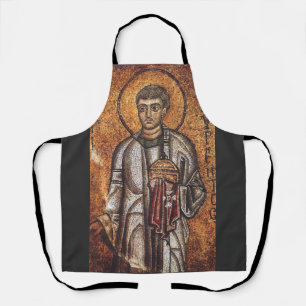 Heiliger Laurentius Orthodoxe Mosaikkunst Druck Schürze