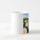 Heiliger Lotos-Pflanzen Kaffeetasse (Mittel)