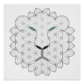 Heiliger Löwe, B01/BW. Poster (Vorderseite)