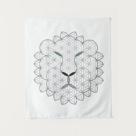 Heiliger Löwe, B01/BW. Wandteppich