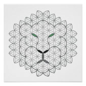 Heiliger Löwe, B051/BW. Poster (Vorderseite)