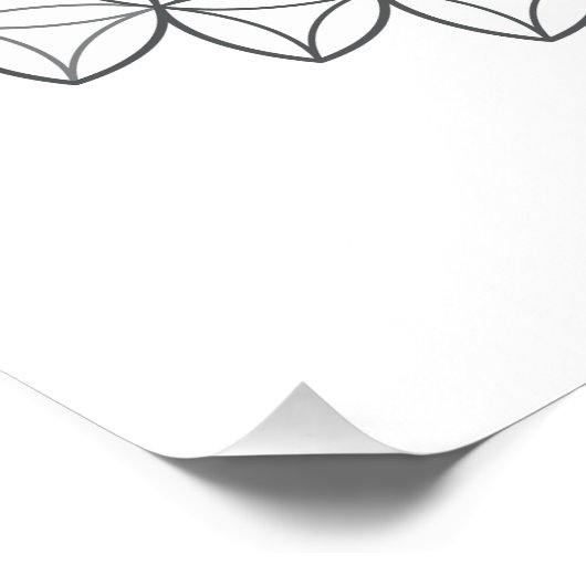 Heiliger Löwe, B051/BW. Poster (Ecke)