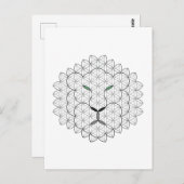 Heiliger Löwe, B051/BW. Postkarte (Vorne/Hinten)