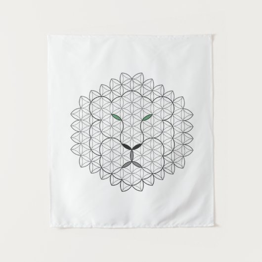 Heiliger Löwe, B051/BW. Wandteppich (Vorderseite)