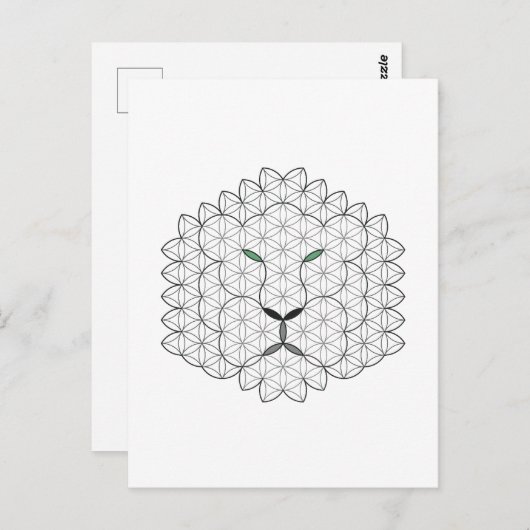 Heiliger Löwe, B06BW. Postkarte (Vorne/Hinten)