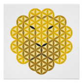 Heiliger Löwe - Löwe des Lebens SMLB. Poster (Vorderseite)