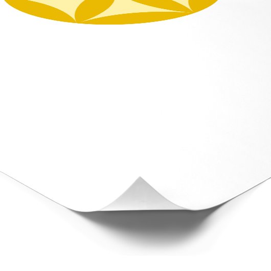 Heiliger Löwe - Löwe des Lebens SMLB. Poster (Ecke)