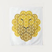 Heiliger Löwe - Löwe des Lebens SMLB. Wandteppich (Vorderseite)