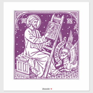 Heiliger Lukas, Apostel und Evangelist Kunst Aufkleber