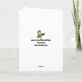 Heiliger Mackerel, du bist 40! Funny 40. Geburtsta Karte (Rückseite)