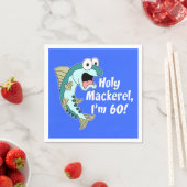 Heiliger Mackerel I'm 60 Blue 60. Party Napkins Serviette (Beispiel)