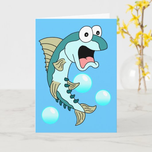 Heiliger Makrele, du bist ein phantastischer Papa! Karte (Gelbe Blume)