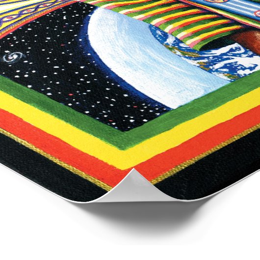 Heiliger Mann Poster (Ecke)