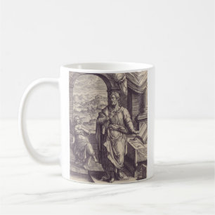 Heiliger Matthäus Gravur Göttliche Inspiration Kaffeetasse