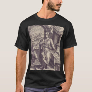 Heiliger Matthäus Gravur Göttliche Inspiration T-Shirt