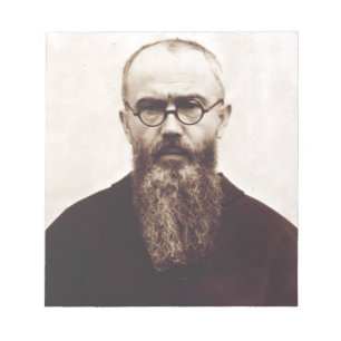 Heiliger Maximilian Kolbe polnischer katholischer Notizblock