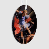 Heiliger Michael der Erzengel mit Gebet Ornament (Vorderseite)