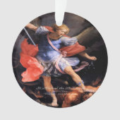 Heiliger Michael der Erzengel mit Gebet Ornament (Vorderseite)