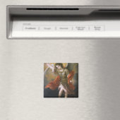 Heiliger Michael verbannt den Teufel in den Abgrun Magnet (In Situ (Geschirrspüler))