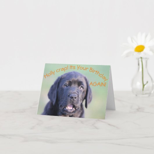 Heiliger Mist! Es ist wieder dein Geburtstag! Karte (Kleines Gewächs)