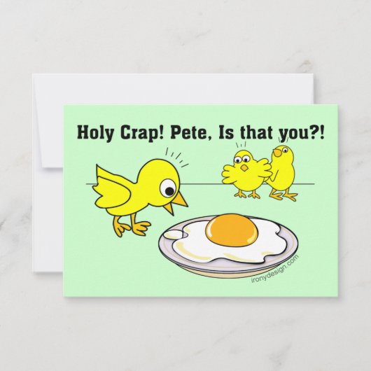 Heiliger Mist! Pete, bist du das? (Vorderseite)